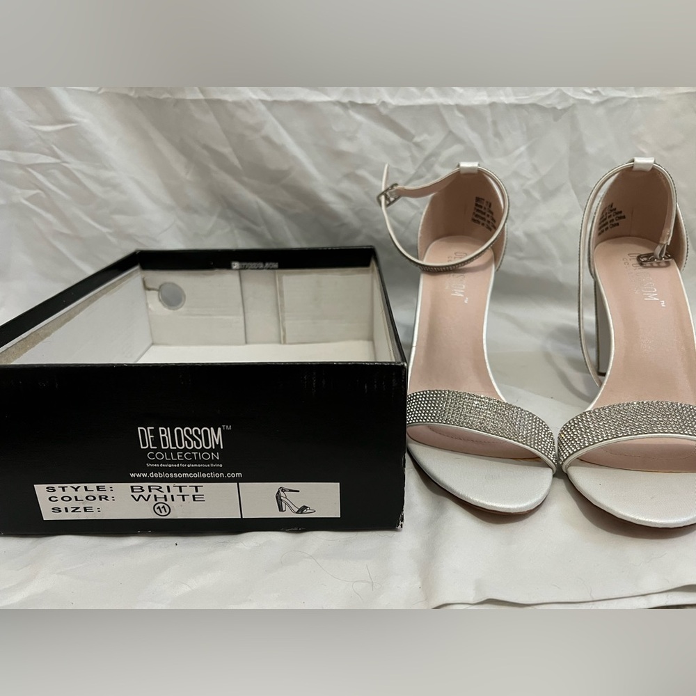 Sparkly Block Heels - image 3